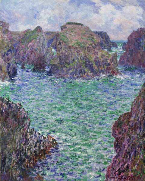 Port-Goulphar, Belle-Île van Claude Monet