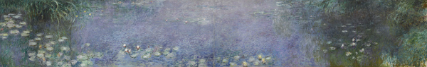 The Water Lilies - Tree Reflections van Claude Monet