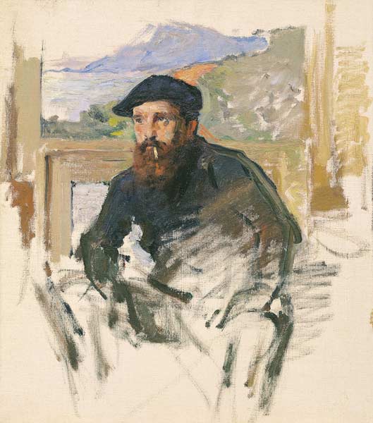 Self Portrait in his Atelier van Claude Monet
