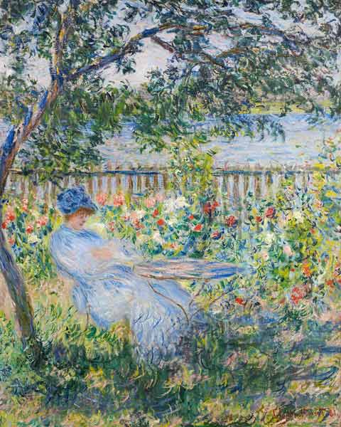 The Terrace at Vétheuil van Claude Monet