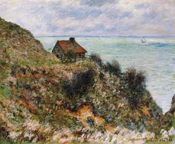 The Customs Officers' Hut at Pourville van Claude Monet