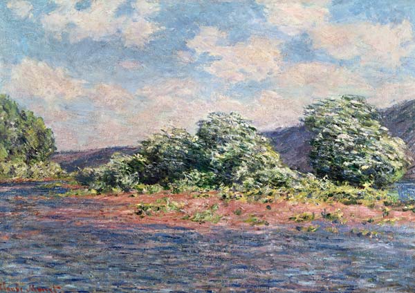The Seine at Port-Villez van Claude Monet