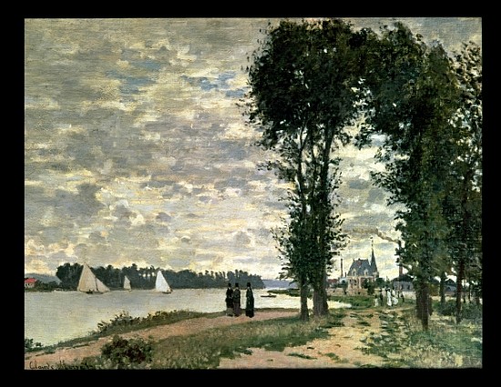 The Banks of the Seine at Argenteuil van Claude Monet