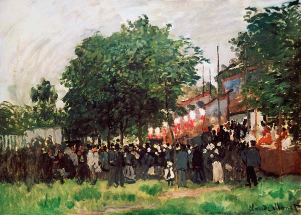 The Fourteenth of July (Bastille Day) van Claude Monet