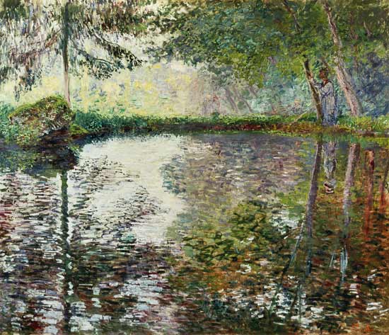 The Lake at Montgeron van Claude Monet