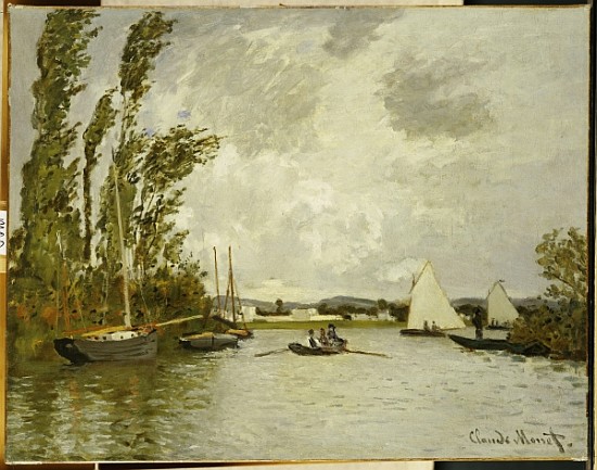 The Little Branch of the Seine at Argenteuil van Claude Monet