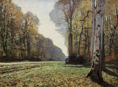 Pave de Chailly in het Fontainebleau bos Claude Monet