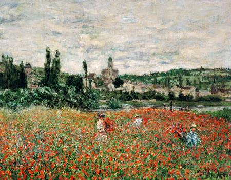 Claude Monet / Poppy field near Vetheuil