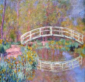 De Japanse brug in de tuin van Monet (Pont dans le Jardin de Monet). 1895-96