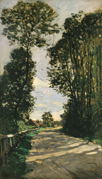 Walk (Road of the Farm Saint-Siméon) van Claude Monet