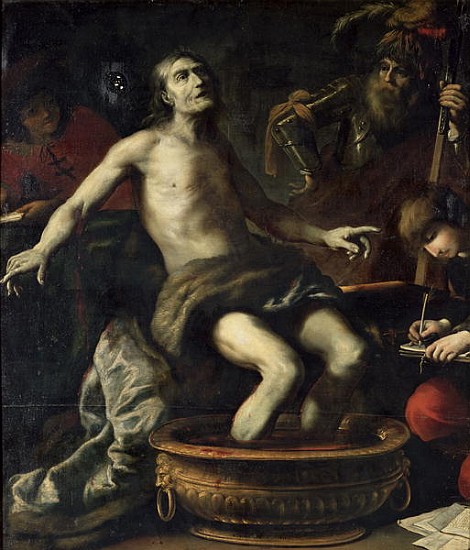 The Death of Seneca van Claude Vignon