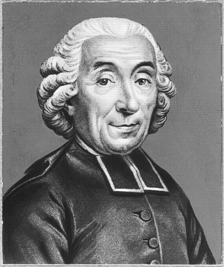 Portrait of Gabriel Bonnot de Mably van Claude Dominique Vinsac