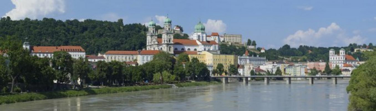 Blick auf Passau van Claus Lenski