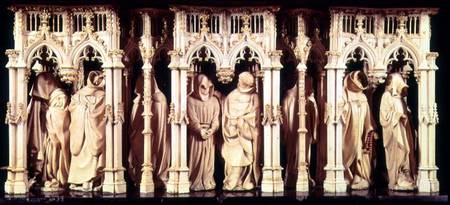 Figures of Monks on the tomb of Philip II the Bold Duke of Burgundy (1342-1404) van Claus Sluter