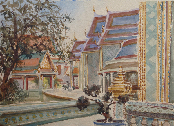 868 Wat Ratchaborpit, Bangkok van Clive Wilson Clive Wilson