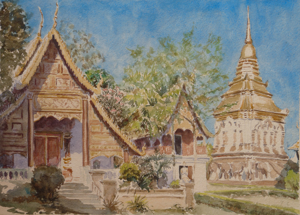 878 Wat Chiang Man, Chiang Mai van Clive Wilson Clive Wilson