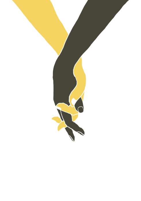 Holding Hands van Graphic Collection