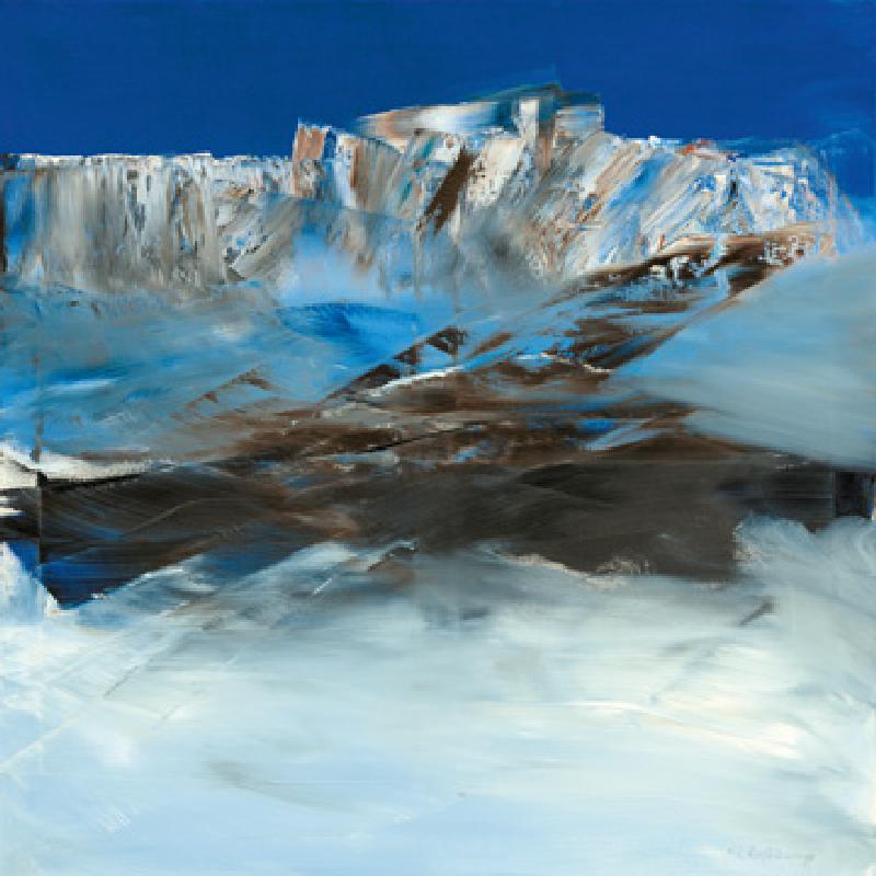 Eislandschaft I van Conny Rosskamp