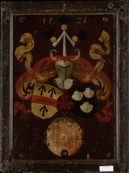 Alliance Coat of Arms Stralenberg/Stalburg van Conrad Faber von Kreuznach