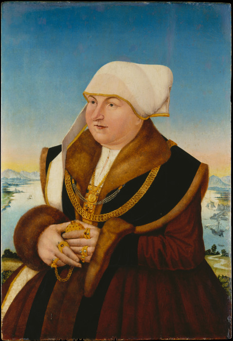 Portrait of a Lady from the Stralenberg Family (?) van Conrad Faber von Kreuznach
