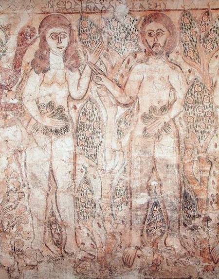 Adam and Eve, from Fayum van Coptic