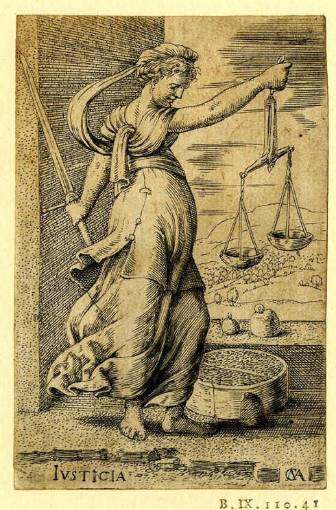 Justitia (Justice) van Cornelis Massys