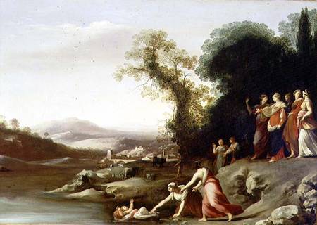 The Finding of Moses van Cornelis Poelenburgh