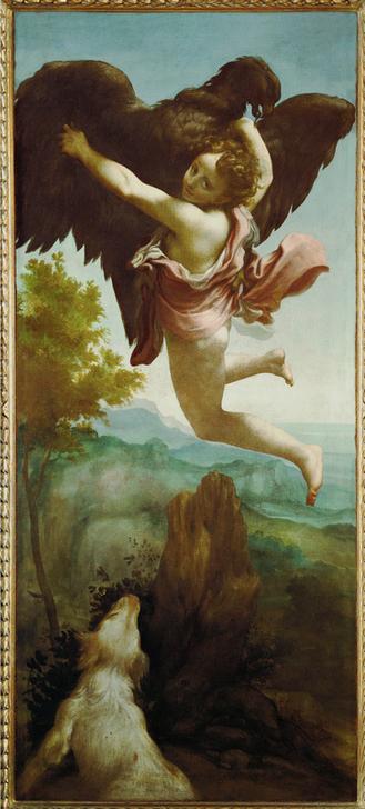 The Rape of Ganymede van Correggio (eigentl. Antonio Allegri)