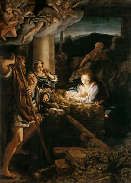 De Heilige Nacht van Correggio (eigentl. Antonio Allegri)