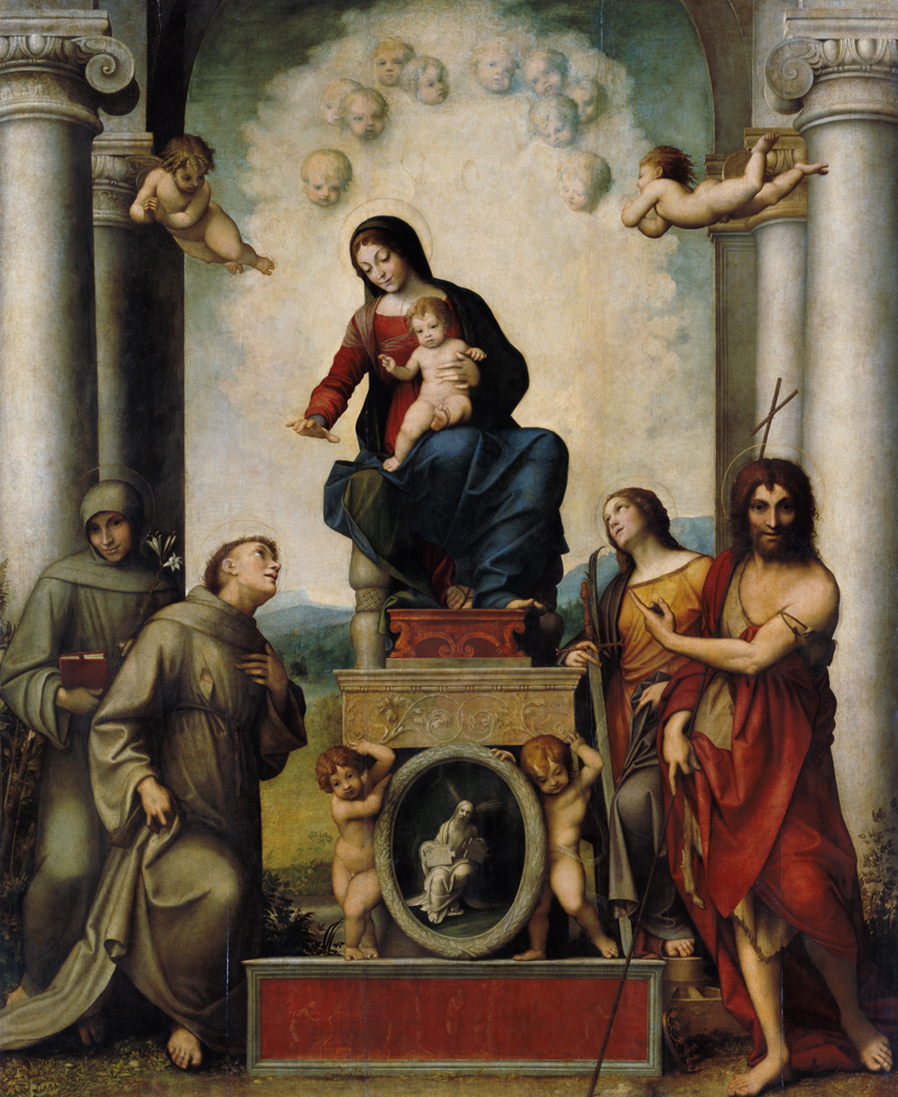 Madonna des Heiligen Franziskus van Correggio (eigentl. Antonio Allegri)