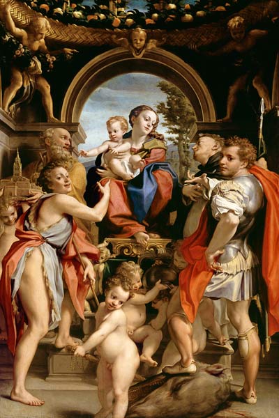 Madonna mit dem Heiligen Georg van Correggio (eigentl. Antonio Allegri)