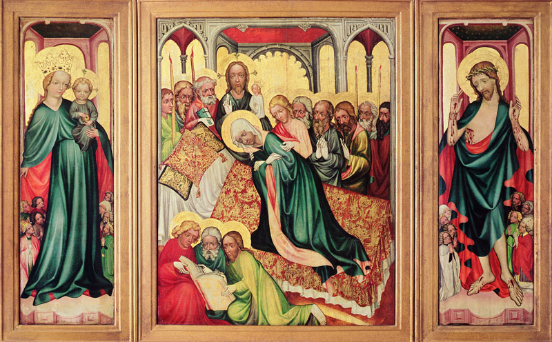 Roudnice Triptych, c.1400-10 (see 404565 for detail) van Czech School