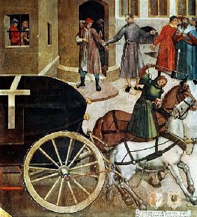 The Hearse, detail from the Life of St. Wenceslas in the Chapel