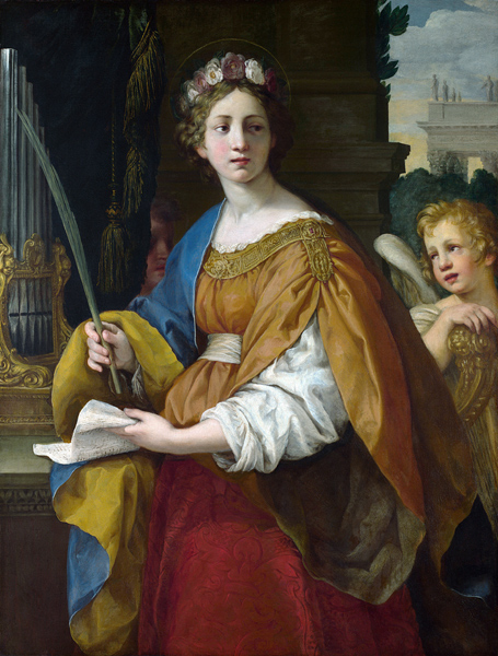 Saint Cecilia van Pietro  da Cortona,