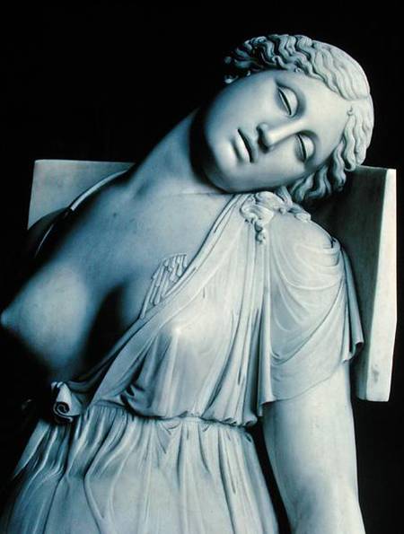 Dying Lucretia  (detail of 186900) van Damian Buenaventura Campeny y Estrany