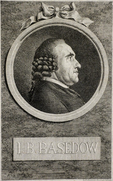 Johann Bernhard Basedow (1724-1790) van Daniel Nikolaus Chodowiecki