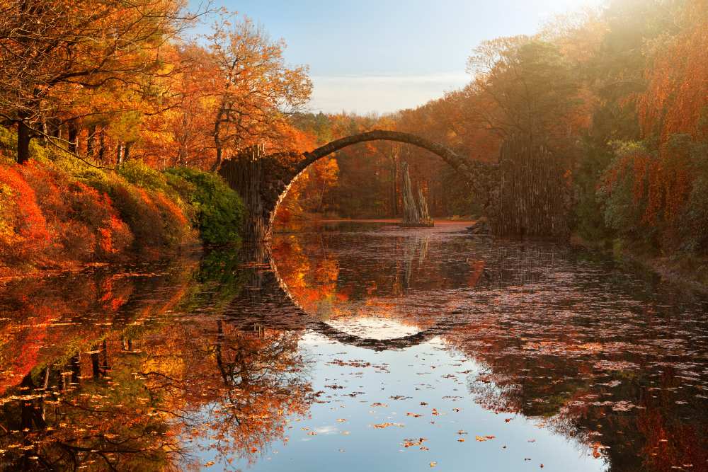 Autumn lake van Daniel Rericha