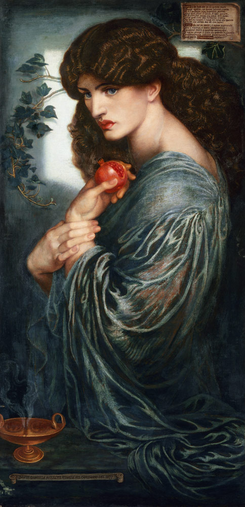 Proserpina. van Dante Gabriel Rossetti