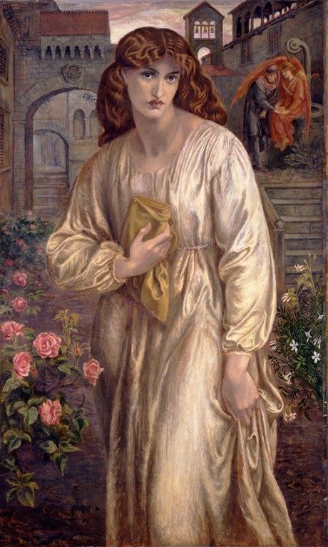 Salutation of Beatrice van Dante Gabriel Rossetti