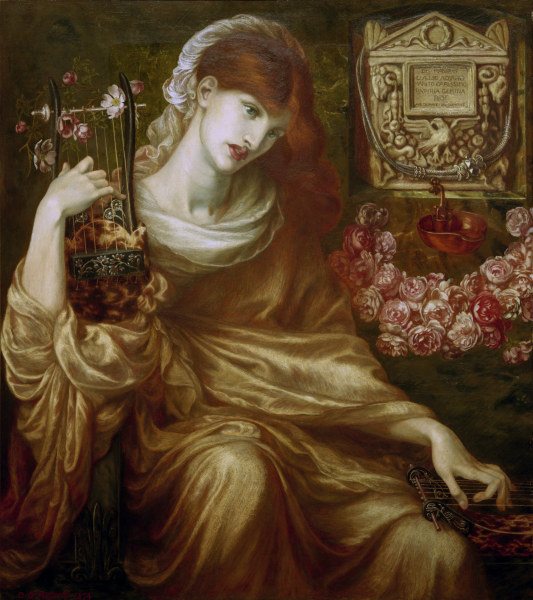 D.G.Rossetti / Roman Widow. van Dante Gabriel Rossetti