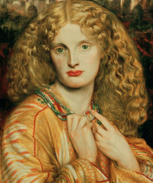 D.G.Rossetti, Helen of Troy van Dante Gabriel Rossetti