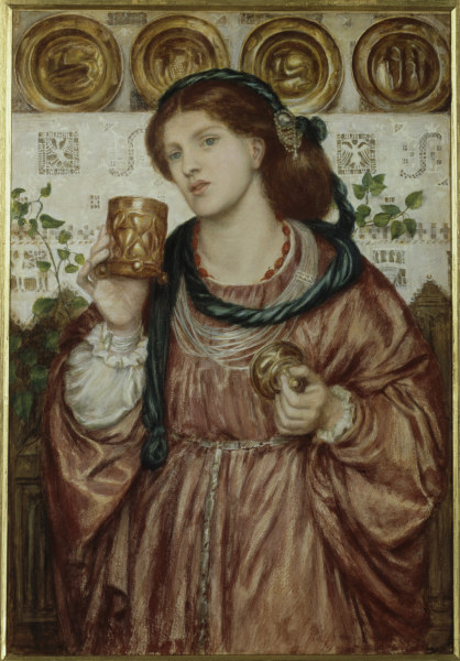 D.Rossetti, The Loving Cup, 1867. van Dante Gabriel Rossetti