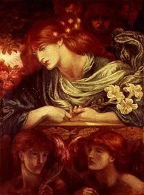 Das Edelfräulein (The Blessed Damozel) van Dante Gabriel Rossetti