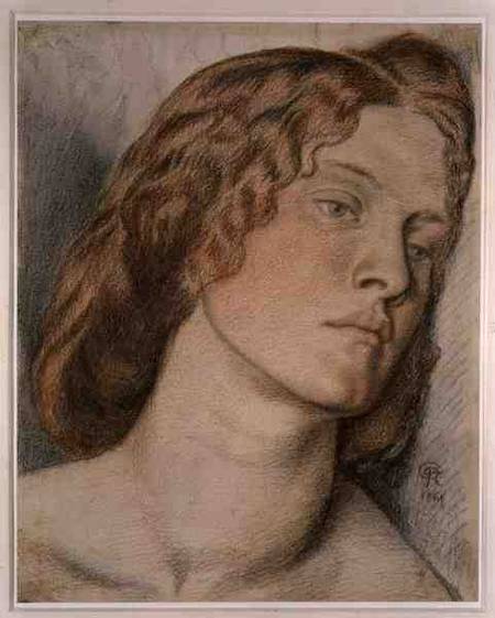 Fanny Cornforth, Study for 'Fair Rosamund' van Dante Gabriel Rossetti