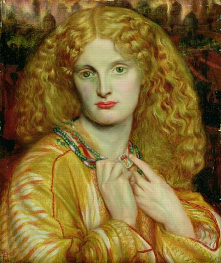 Helen of Troy van Dante Gabriel Rossetti