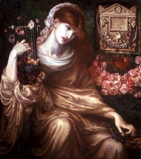 The Roman Widow van Dante Gabriel Rossetti