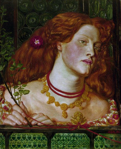 Rosamund Clifford / painting by Rossetti van Dante Gabriel Rossetti