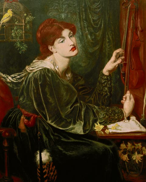 D.G.Rossetti / Veronica Veronese / 1872 van Dante Gabriel Rossetti