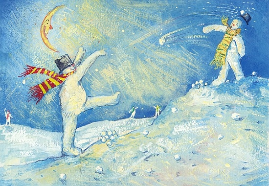 Snowmens Midnight Fun van David  Cooke