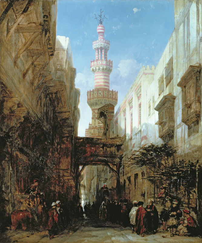 Street in Cairo van David Roberts